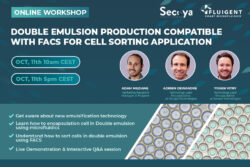 Online Workshop | Double emulsion production compatible with FACS for cell sorting application